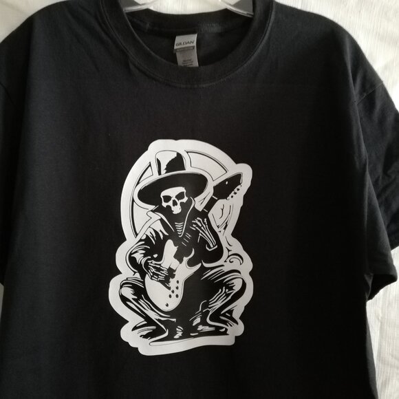 TSHIRT FOR MEN lover guitar , reaper , skull - Picture 2 of 3